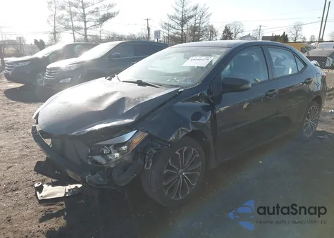 2016 Toyota Corolla S Premium из США, поврежденный, VIN 2T1BURHE8GC552766